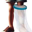 Tideshake - 100% Waterproof Kid Leg Cast Cover for Showering, Reusable Kid Short Leg Cast Protector, Cast Covers for Shower Leg, Cast Bag for Shower, Cast Cover for Showering Foot (18inch)