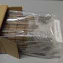 UNISHADES Cordless Bamboo Roman Shades for Windows, Blinds Size (32.5" W 64" H) Colour (Highfield Teak)