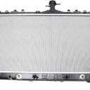 TRQ Radiator 1 Row Aluminum Core Compatible with 2012-2015 Chevrolet Camaro V6 3.6L Automatic Transmission