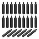 PATIKIL 24pcs M4x30mm+6mm Male Female Hex Standoff, Carbon Steel PCB Motherboard Spacer Standoffs for Computer Cases Circuit Boards FPV Drone Quadcopter, Black