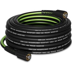 Pressure Washer Hose3600 PSI Kink Resistant Power Washer Hose Replacement Universal Electric 1/4'' Power Washer Hose with Leak-Free M22 Female (25FT)