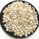 AITELEI Natural Freshwater Pearl Oysters Loose Beads for Vase Fillers Party Wedding Decor DIY Craft Jewelry Making No Holes 7-10mm