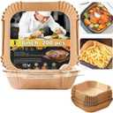 Air Fryer Liners Disposable for Instant Pot Vortex Plus 6QT XL Air Fryer, Instant Pot 6 QT Air Fryer Liners, 200Pcs Parchment Paper Liners for 6-8qt Air Fryer