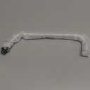 12 Inch Commercial Faucet Swivel Spout Replacement Kit for Commercial Wall Mount Pre Rinse Faucet, 360 Swivel Spout Fits for 2 or 3 Bay Compartment Sinks, Chrome Finish