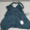 Avidlove Women Lingerie Lace Chemise Sleepwear Babydoll Teddy Lingerie (Small, Dark Green)