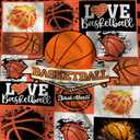 Darani Basketball Lightweight Super Soft Cozy Throw Blanket Warm and Lightweight Soft Flannel Blankets 60x50 Medium for Teen Bed Blanket