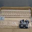 286 Pegs Wood Braiding Hair Rack for Braiders Standing with Wheels & Braid Accessories,2-Sided Hair Separator for Braiding, Extension Holder Hanger for Braiders,Hairstylists