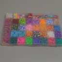 DDCOWP 2500+ Rubber Band Bracelet Kit, Loom Bracelet Making Set for Kids, Refill Loom Set, Friendship Bracelet Creativity Birthday Kit