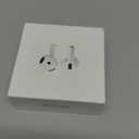 Apple AirPods 4 Wireless Earbuds, Bluetooth Headphones, Personalized Spatial Audio, Sweat and Water Resistant, USB-C Charging Case, H2 Chip, Up to 30 Hours of Battery Life, Effortless Setup for iPhone
