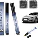 Magic Car Scratch Removal Pen, Car Scratch Remover for Vehicles for All Cars, Car Paint Scratch Repair Works On Any Colors Fix Scratches Swirl Marks And Scuffs, Easy Use for A Seamless Finish, 2 PCS