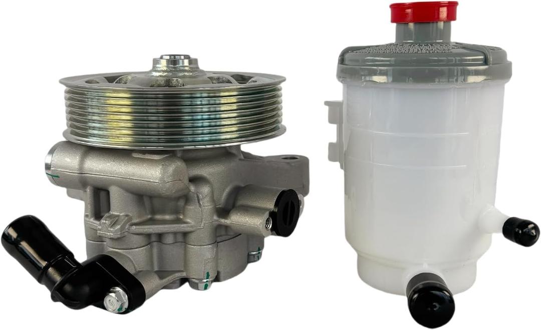 Power Steering Pump with Pulley & Reservori Fit for 2008-2012 for Honda Accord 2.4L,21-5495