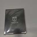 Slim Wallet for Men, Christmas Stocking Stuffers Gifts for Men Him, White Elephant Gifts for Adults Husband Boyfriend, RFID Blocking Minimalist Wallet for Men with Money Clip, Credit Card Holder (Classic Black & Orange)