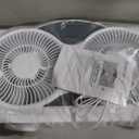Comfort Zone Twin Window Fan with Remote Control, Removable Cover, Reversible, 9 inch, 3 Speed, 3 Function, Expandable, Exhaust, Airflow 8.40 ft/sec, Ideal for Home, Kitchen, Bedroom & Office, CZ310R