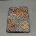 nunubaby Washable Pee Pads for Dogs, Stylish, Non-Slip and Leak-Proof Pee Pads. Reusable Potty Pads for Dogs for Crates and Floors.(Cream/Multi, 24" x36" )