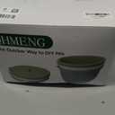 5 Qt Tilt-Head silicone liners for kitchenaid stand mixer, Silicone Bowl Liners with Lids, Kitchen Aid Accessories and Attachments for Baking and Cooking (3pcs Red+White+Black)