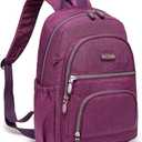 AOTIAN Small Size Backpack, Durable Lightweight Daypack for Women Girls & Boys Hiking Travel Sports, Purple