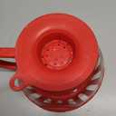 Ecolution Patented Micro-Pop Microwave Popcorn Popper with Temperature Safe Glass, 3-in-1 Lid Measures Kernels and Melts Butter, Made Without BPA, Dishwasher Safe, 3-Quart, Red