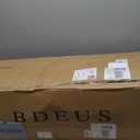 BDEUS Dual Layer 5 Inch Memory Foam Mattress Topper King Size, 2 Inch Gel Memory Foam Plus 3 Inch 1450 GSM Down Alternative Quilted Pillow Top Mattress Pad Cover,White