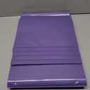 Fulmoon 12 Pcs Economy View 3 Ring Plastic Binder 12.2 x 9.8 Inch Plastic Round Ring Binders with Pockets Notebinder for Meetings for Home, Office, School(Purple, 1/2 Inch)