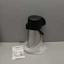 Airpot Coffee Dispenser Thermal with Pump,3L/102 Oz Insulated Stainless Steel Large Airpot Coffee Carafe Lever Action for Hot/Cold Water,Thermal Carafe for Hot Cocoa for Parties (101.4 Ounces)