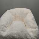 MAXYOYO Bean Bag Chair for Kids, Shell Shaped Bean Bag Couch for Boys and Girls, Toddler Chair Bean Bag Sofa for Playroom, Nursery Room, Beige