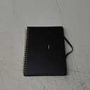 Taja Lined Spiral Journal Notebook for Women & Men, 140 Pages, College Ruled Hardcover Notebook for Work & Note Taking, Journals for Writing, A5(6"x8") - Black