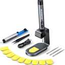 Cordless Soldering Iron Kit - 7s Fast Heating & Auto Sleep, Portable USB-C Rechargeable Welding Pen with 3 Tips (392F/200C to 842F/450C) for Electronics Repair/DIY/Circuit Board, Gunmental
