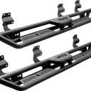 VEVOR Running Boards Compatible with 2015-2025 Ford F150 Super Crew Cab 2017-2025 Ford F150 Super Crew Cab, 6 Inches Side Steps, Black Carbon Steel Nerf Bars, 550 lbs Load Capacity, Non-Slip Surface