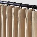 Lazzzy Cream Blackout Velvet Curtains 90 Inch Length Pinch Pleated Room Darkening Drapes Luxury Back Tab Thermal Insulated Window Treatments for Bedroom Living Room 2 Panels, 52 x 90 Inch, Latte