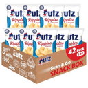 Utz Ripples Original Crispy Chips Made from Fresh Potatoes, 42 Count, Crunchy Individual Snacks to Go, Gluten Free Snacks, brand is Utz, variation theme is Flavor that is Ripples Original, Size that is 42 Count (Pack of 1). Exp: 02/02/2026