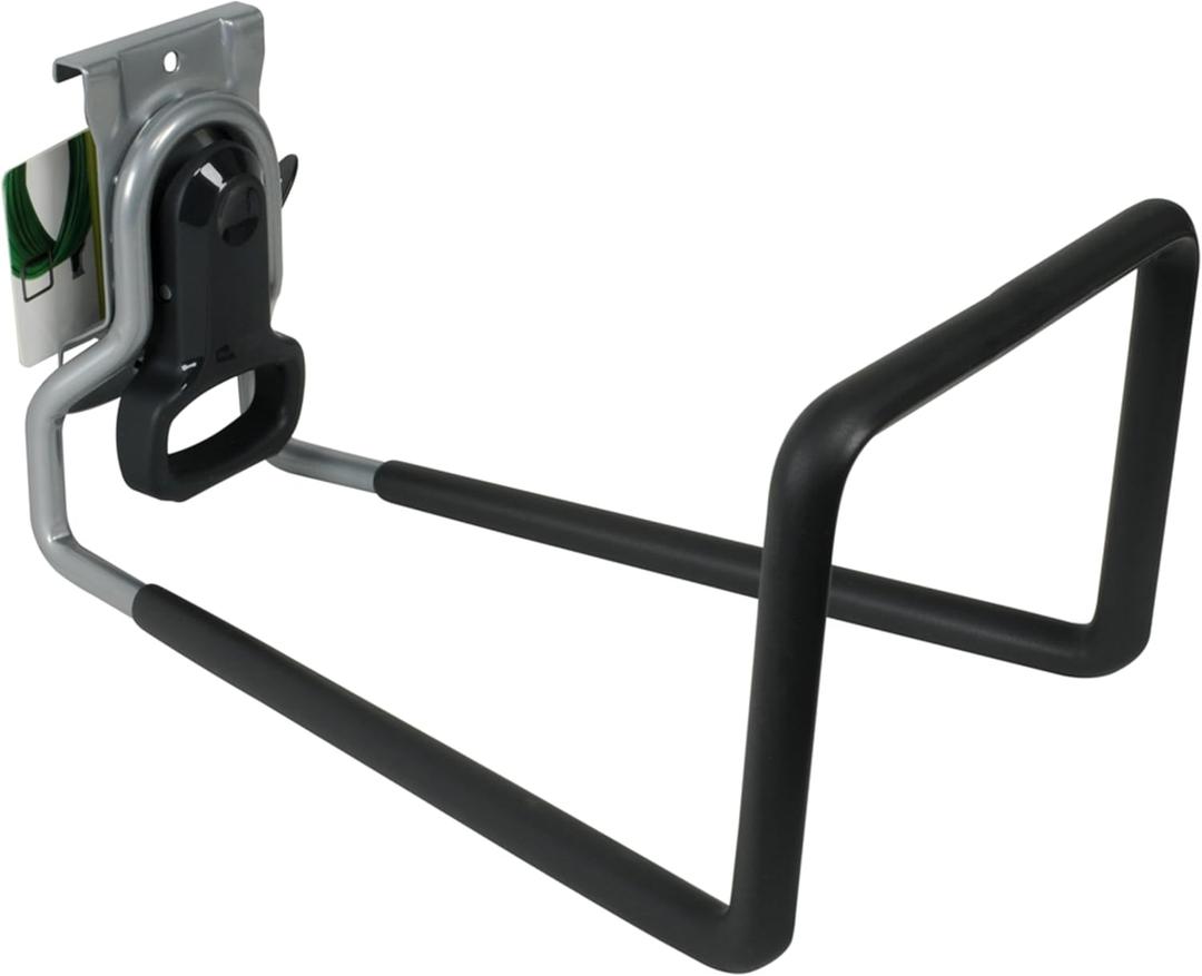 Rubbermaid Garage FastTrack Hose Hook Satin Nickel Wall Mounted Storage System Holds up to 50 pounds for Home/Garage (1 Count (Pack of 1))