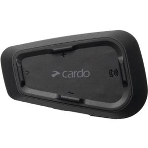 Cardo Systems Spirit Motorcycle Bluetooth Communication Headset, 2-Way Bluetooth, Thin 32mm Speakers, Waterproof, Universal Connectivity - Single Pack