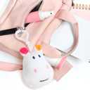 4 x Cute Hippo Keychain - Durable & Lightweight Animal Keyring, Versatile Accessory for Keys, Bags, and Backpacks, Fun Decorative Toy, Ideal Gift for Kids, Adults, and Hippo Enthusiasts