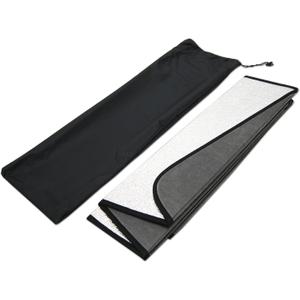 Front Car Windshield Sun Shade Compatible with 2010-2020 Toyota 4Runner | Custom Fit Visor Accordion Fold Style Sun Protector | Silver & Grey 1-pc Set | SS-314 (Compatible with Toyota 4Runner 2010-2020)