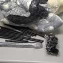 Indoor Dog House, Night-Luminous Star Dog Tent with FrameWashable Dog Cave Bed, Suitable for 18-40 lb Small and Medium Dog (Grey)