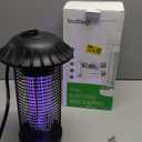 Buzbug LED Bug Zapper Indoor Outdoor, Up to 50,000 Hours Lifespan Lamps, 6.5 ft Power Cord, High-Voltage, Mosquito Zapper, Fly Trap Mosquito Trap, Fly Killer Fly Zapper (Black)