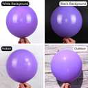 2 x Purple Balloons, 150 pcs Different Sizes Pack of 18 Inch 12 Inch 10 Inch 5 Inch Lavender Lilac Balloon Arch Kit Garland for Graduation Baby Shower Halloween Birthday Party Decorations