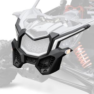 Front Fascia for Can-Am Maverick X3 / X3 MAX 2017-2024, Combined Plastic Front Bumper Fascia Kit, Replace #705009508