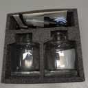 Molimoli Coffee Syrup Dispenser - Glass Bottle w. Pump, 11.8 oz 350 ml, Set of 2, Black Upgraded Pump