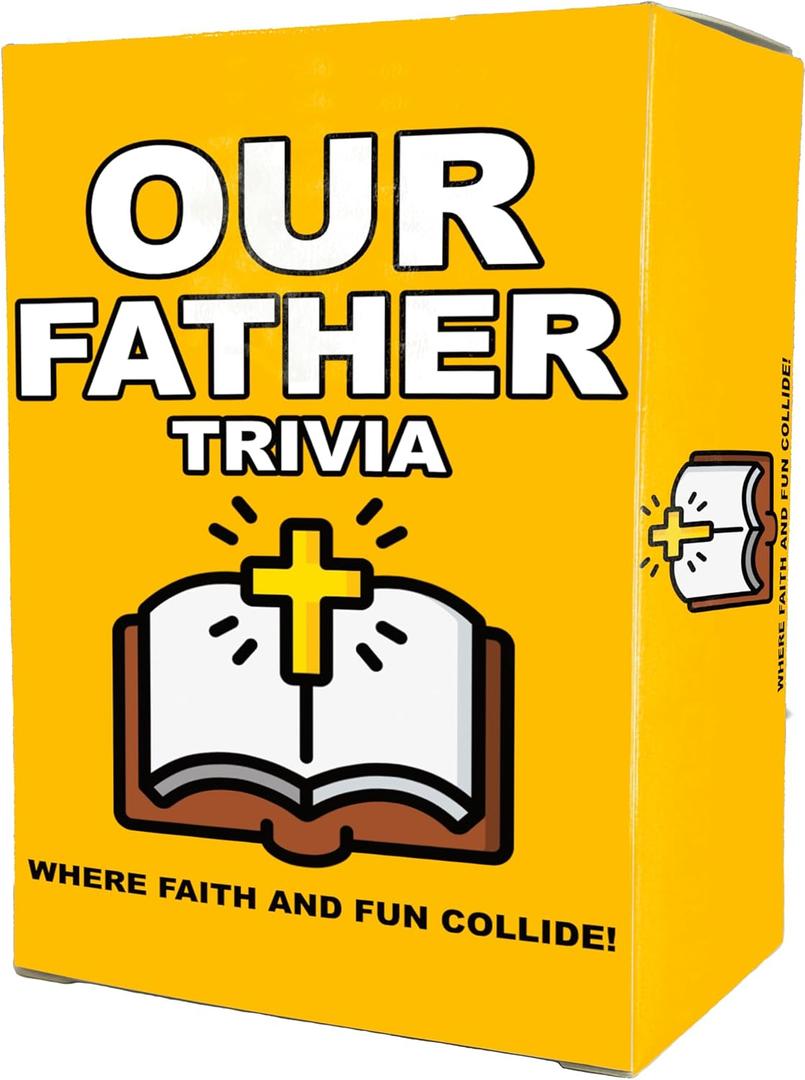 Our Father Bible Trivia Game – Christian Fun for Everyone, Teens & Groups - Perfect for Sunday School, Bible Study, or Christian Game Nights - Faith-Based Educational Fun
