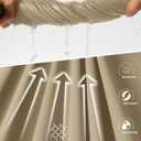 Viodia Women's 9" Long Swim Board Shorts with Pockets High Waisted Beach Swimsuits Knee Length Short for Women with Liner (Gold, XXXL)