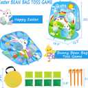 Easter Bean Bag Toss Games for Kids Indoor Outdoor Easter Party Games for Boys Girls Adults Carnival Yard Game for Kids Ages 3 4 5 6 7 8 Egg Hunt Party Favors Supplies