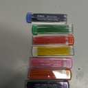 Zhehao 210 Pcs Colorful Refill 0.9 mm Automatic Mechanical Pencil Refills Back to School Pencil Gifts Bulk 7 Colors Stationery for Students School Supplies Home Office