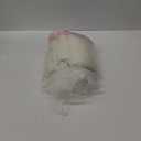 25 Pcs Organza Chair Sashes for Wedding Banquet Party Decoration Chair Bows Ties Chair Cover Bands Event Supplies - Ivory