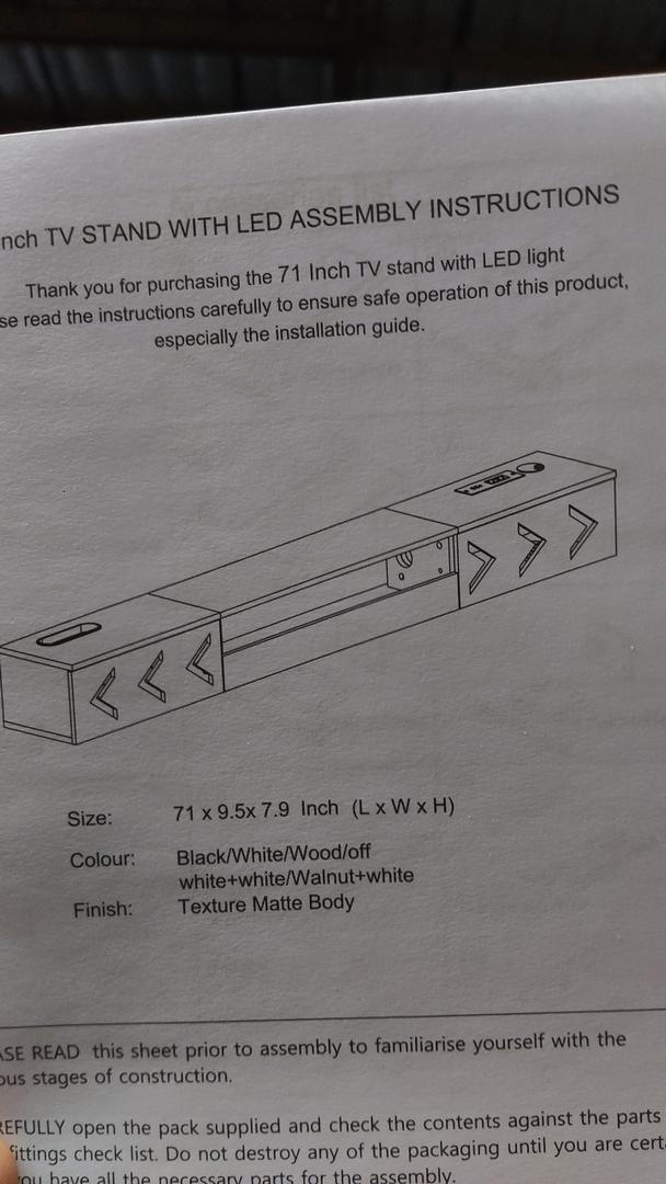 71" W Floating TV Stand with LED Lights & Power Outlets Wall Mounted Entertainment Center, TV Shelf, Long TV Stand for Living Room, Wood Media Console Shelf for Bedroom, White