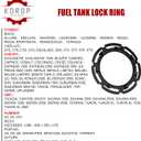 Fuel Tank Lock Ring fits for Chevy GMC Cadillac Replaces# 10325852 TR26 Fuel Pump Lock Ring 1