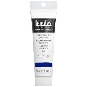 Liquitex Professional Heavy Body Acrylic Paint, 2-oz (59ml) Tube, Phthalocyanine Blue (Blue Shade)