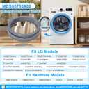 Upgraded MDS65736902 Washer Door Boot Gasket Seal Compatible with Kenmore LG Washer Door Seal WM3770HVA MDS64178701 79641373210 79641373211 Washing Machine Door Boot Seal Parts