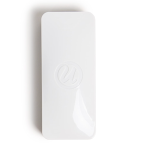 U Brands Magnetic Dry Erase Board Felt Eraser, 2"x5"x1", White, Lightweight Modern Design