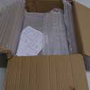 6-Tier Acrylic Ladder Bookshelf Clear Wall Mounted Book Shelf 9.5 D x 15.6 W x 86 H Shelf Sturdy Open Display for Living Room Bathroom Office